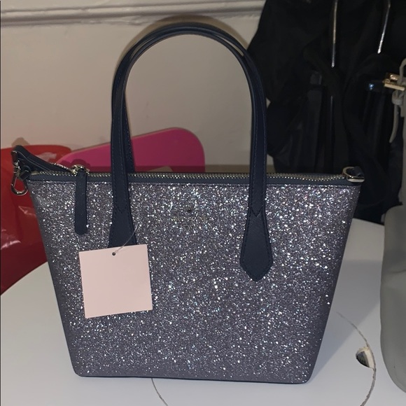 Sparkly Kate Spade Small messenger bag. - Picture 2 of 5